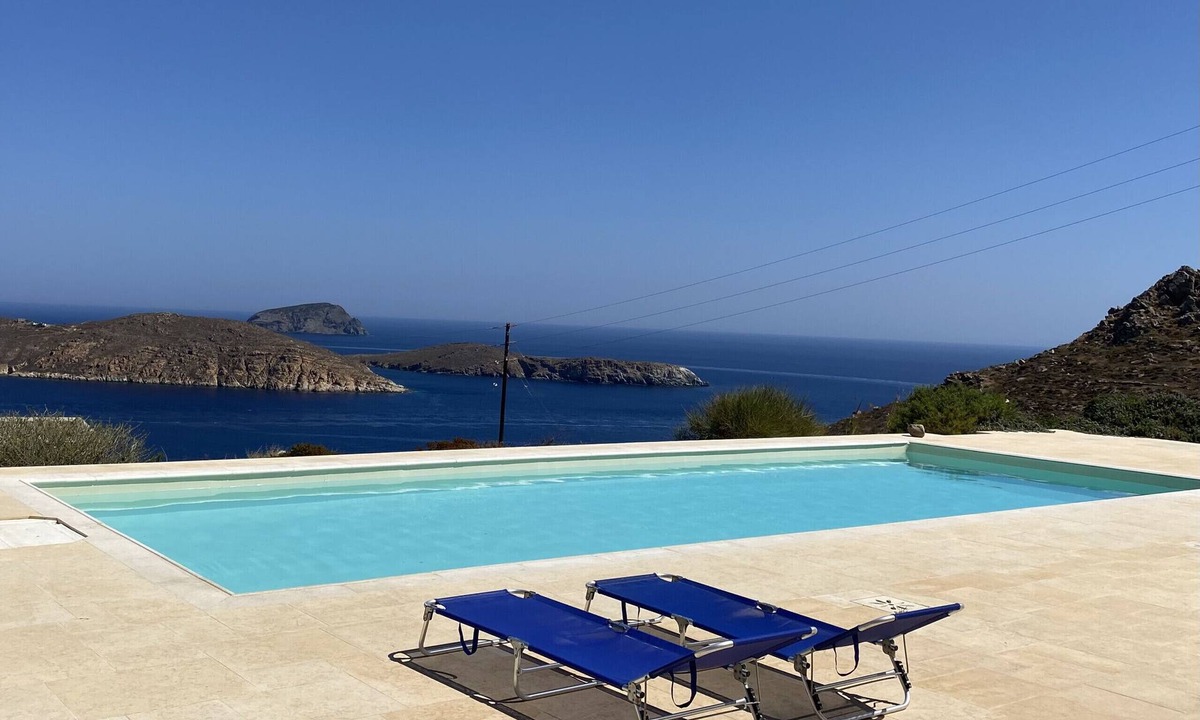 Ramos Villa | An Amazing Stone Villa-B in Serifos w/Shared Pool