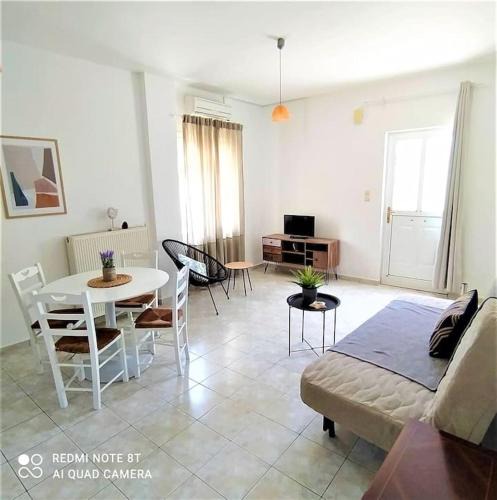 Moudros Apartment | Anastasia's Garden-Blue Apartment