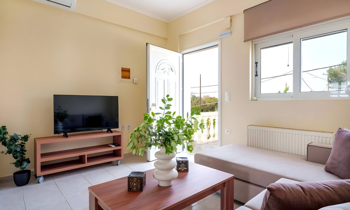 Skala Apartment | Apartment 'Solomos' with Sea View, Wi-Fi and Air Conditioning