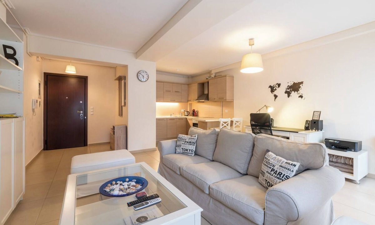 Athens Condo | Athens Patissia Lux Apartment Parking 300Mbps Balcony Metro