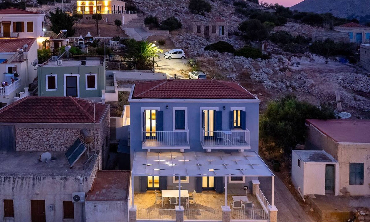 Halki Apartment | Casa Natalia 2, Modern Coastal Style Holiday Apartment in Halki