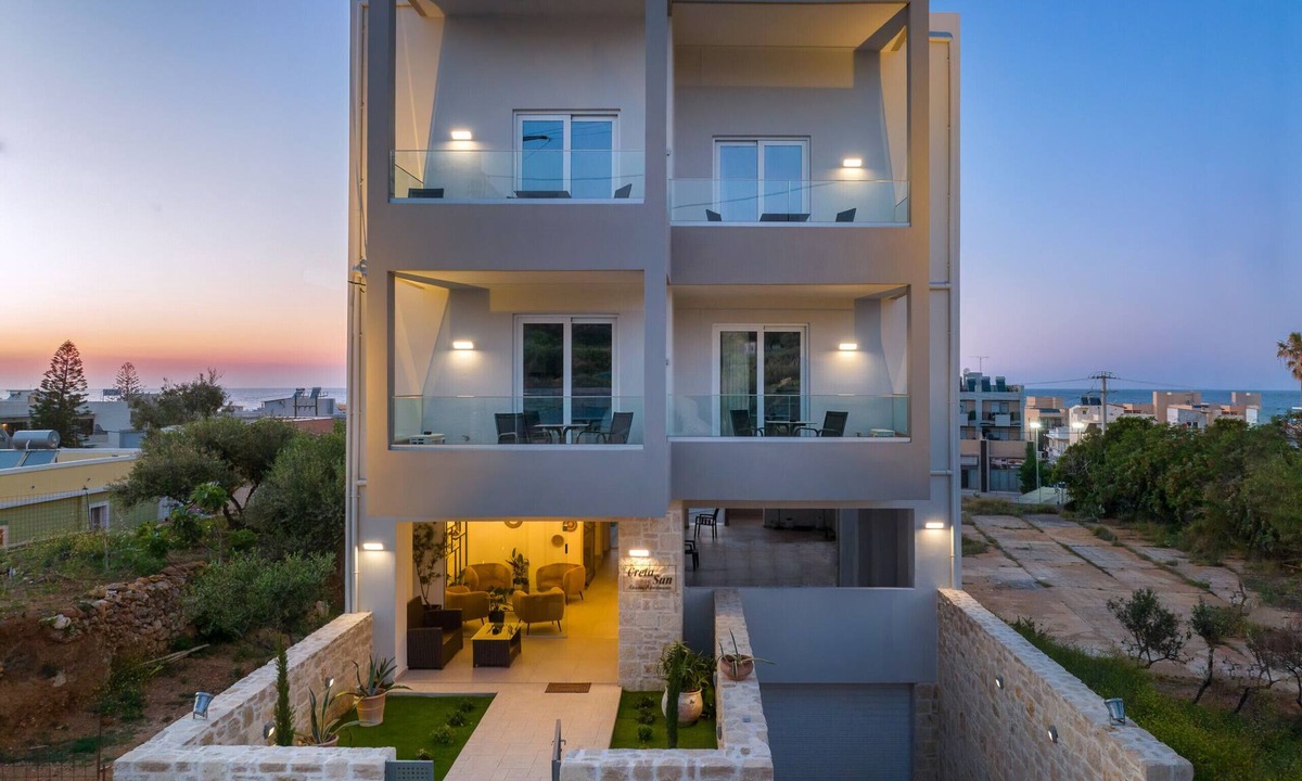 Rethymno Apartment | Creta Sun, Mezzanine 202 City view