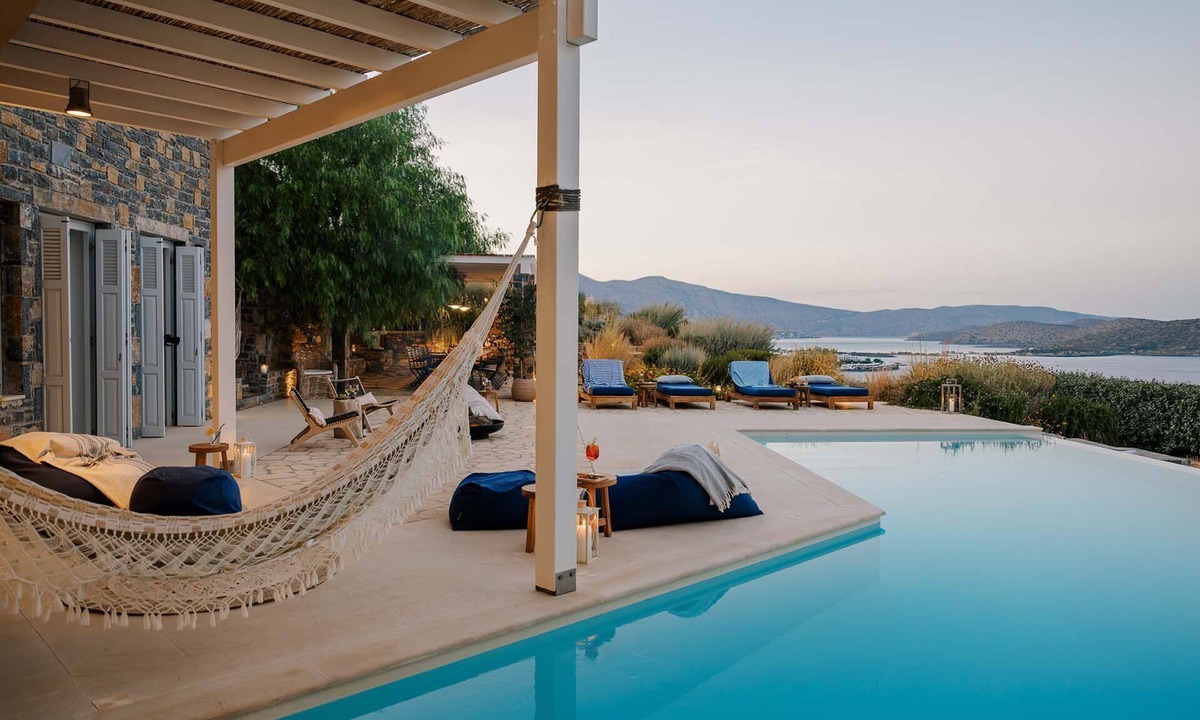 Agios Nikolaos Villa | Dual-Villa Estate 2 Heated Pools & Gym