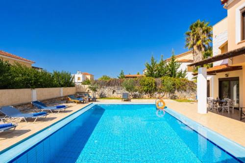 Kefalas Villa | Ekklisies Tria Large Private Pool AC WiFi