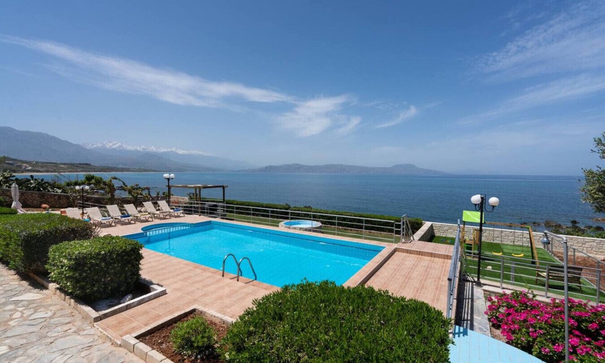 Filaki Villa | Family Beachfront Villa w/Private Pool & Play Area