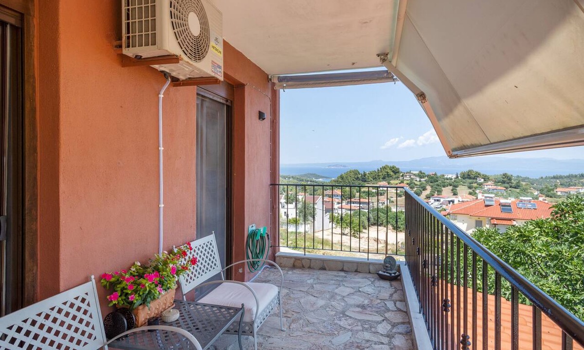 Paliouri House | Halkidiki Sunhouse: Sea View, Wi-Fi, Air Conditioning, 2 Bedrooms, Private Parking