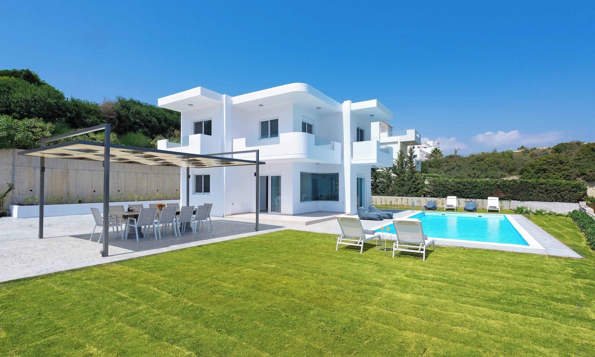 Kolymbia Villa | Hill & Sea View Villa up to 10