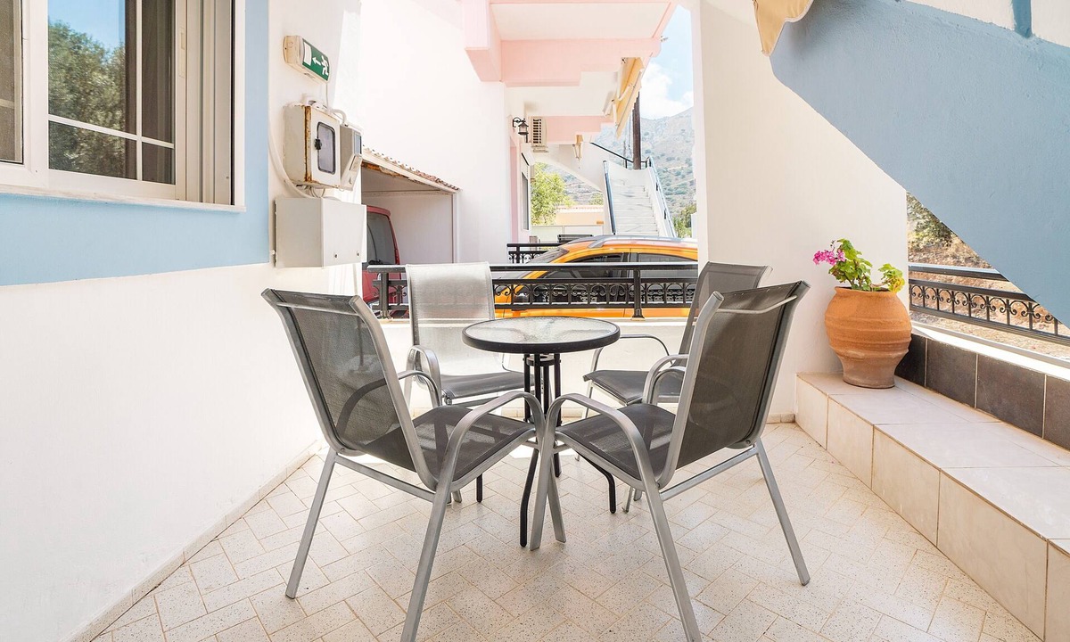 Livadia House | Holiday Home 'Olympus Tilos Apt Double A2 ' with Mountain View, Wi-Fi and Air Conditioning