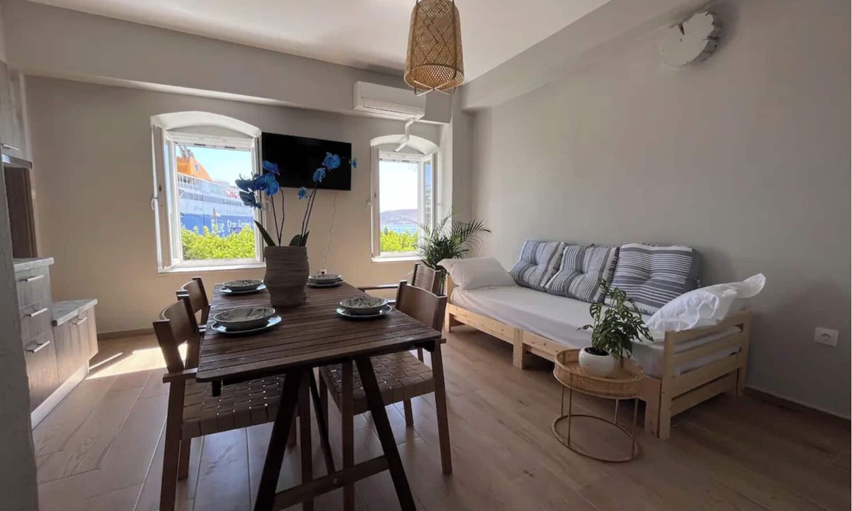 Ermoupoli Apartment | Ikigai Syros Right Across from the Ferry Port