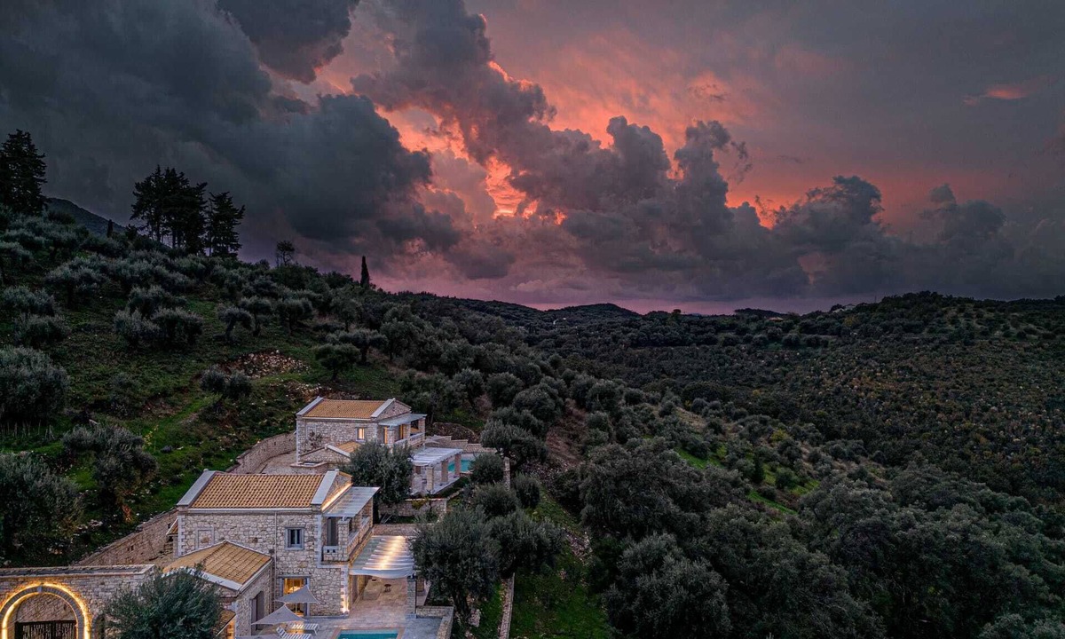 Peroulion House | Ionian Stone Luxury Villas in Corfu - Estate