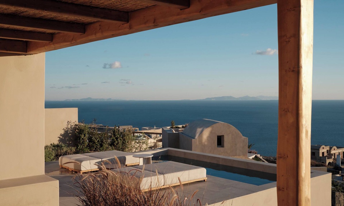 Imerovigli Villa | Lavender Villa with Private Pool, Epos Villas Imerovigli