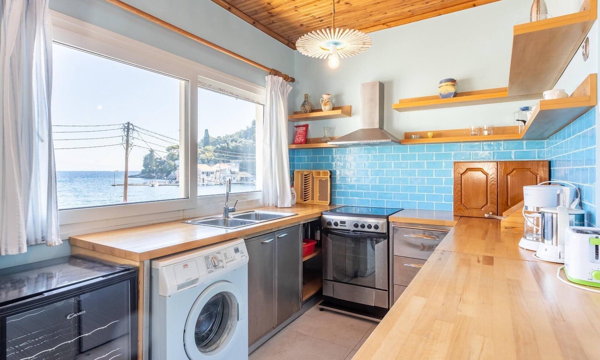 Vlachopoulatika Apartment | Limani Walk to Beach Sea Views A C Car Not Required - 303