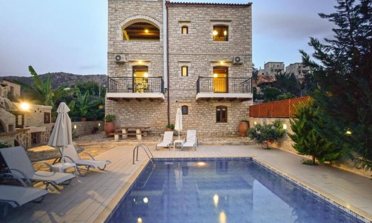 Geropotamos Villa | Lovely 4-bedroom villa 5 min from the beach