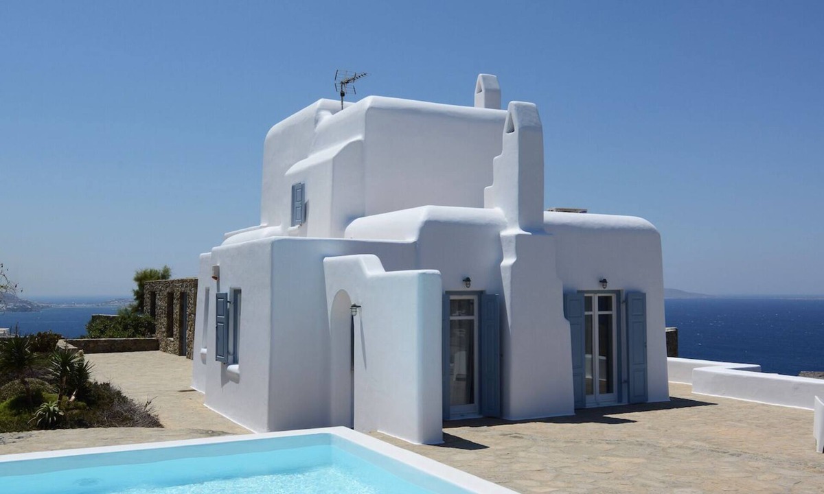 Houlakia Villa | Luxury 5 BDR Cycladic architecture Villa ✓heated pool✓groups and family friendly