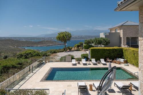 Tersanas Villa | Mediterranean villa Seaview privet pool