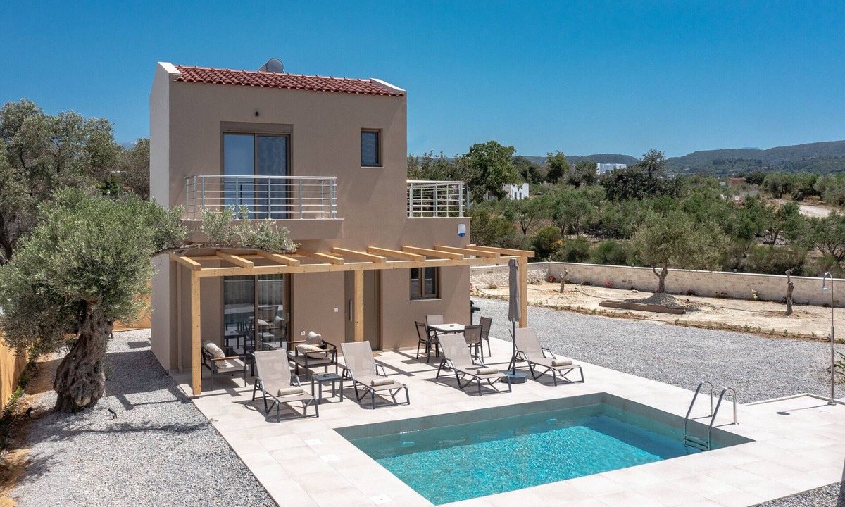 Viranepiskopi Villa | Meli & Gio 1 villa,private pool, near tavern,Rethymno