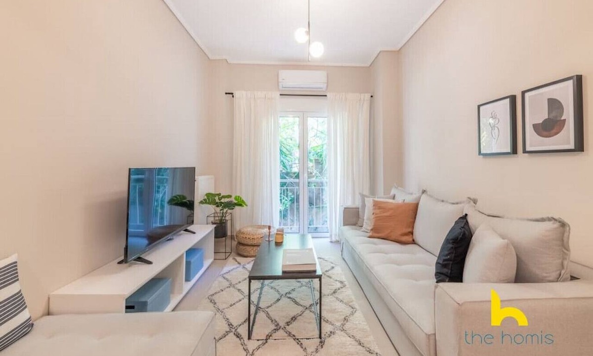 Thissio Apartment | Minimal 2-BDR Apt Near Acropolis By The Homis
