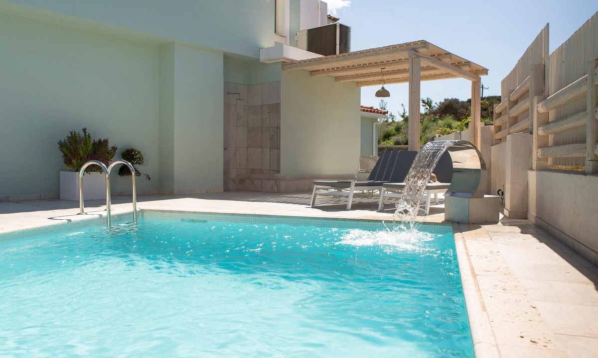Paleokastro House | Nice home in Samos with private swimming pool, can be inside or outside