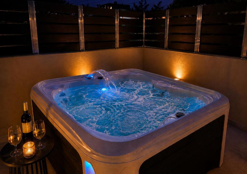 Agkisaras House | NS- Elvagia Anissaras suite with private jacuzzi