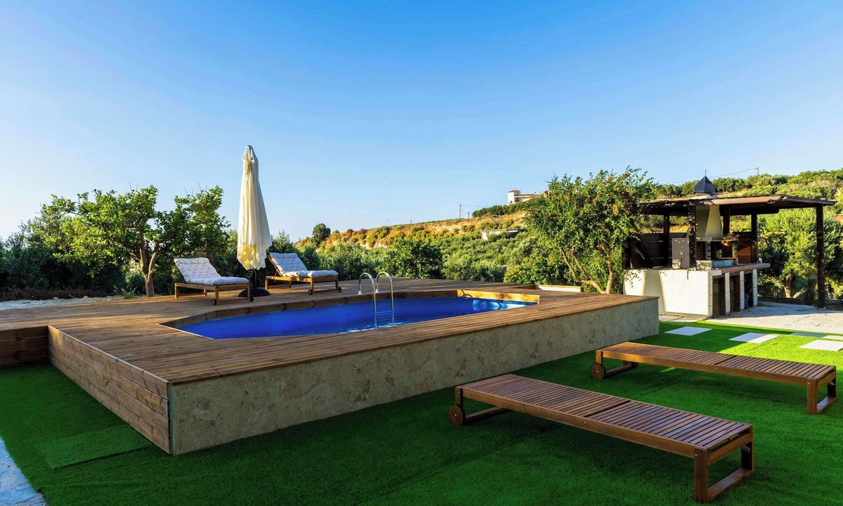 Malevizi Apartment | Olive & Raki Luxury Pool Villa, Crete Garden Oasis