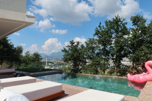 Mjull-Bathore Villa | Panorama Hill Villa Tirana - Private Pool & Views