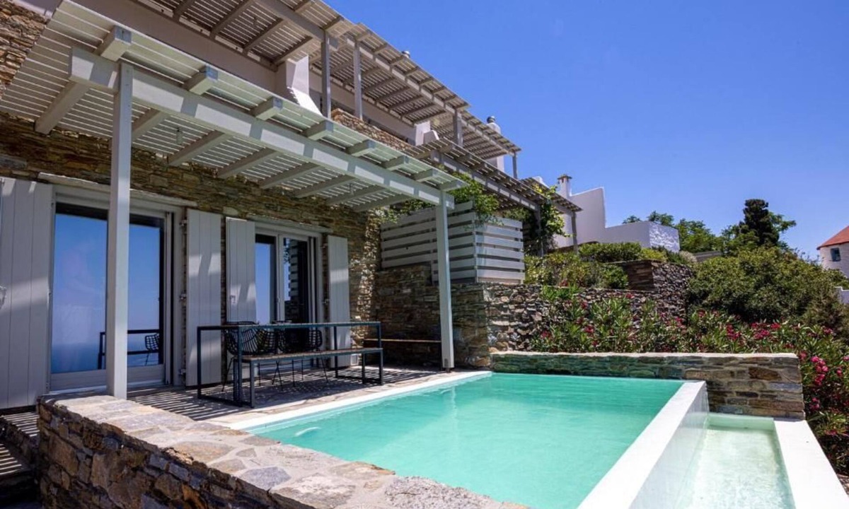 Tinos Town Villa | Princess of Tinos - Villa Estia with private Pool