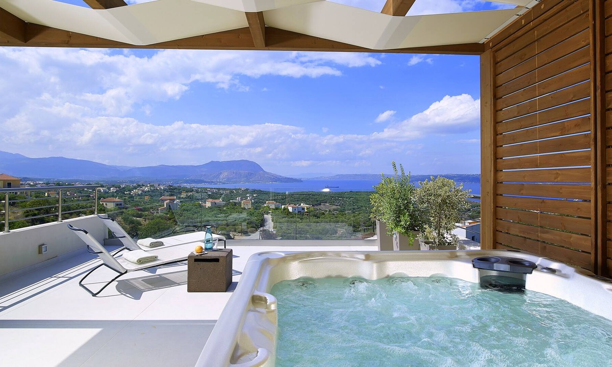 Kokkinon Khorion Villa | Really relaxing moments at this elegant sea-view villa with a private pool!