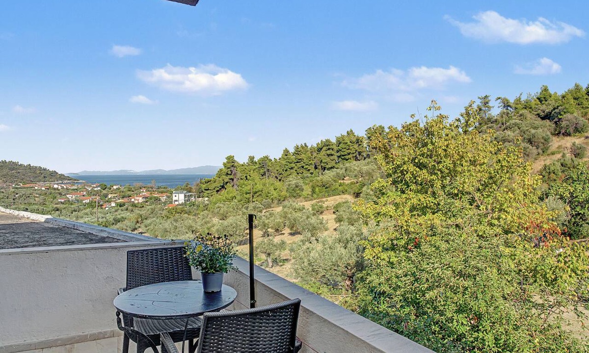 Psaropouli Apartment | Room 'Orama 35' with Sea View, Wi-Fi and Air Conditioning