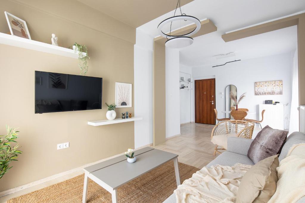 Nea Smirni Apartment | Santorini 2-Bedroom Apartment in Nea Smyrni