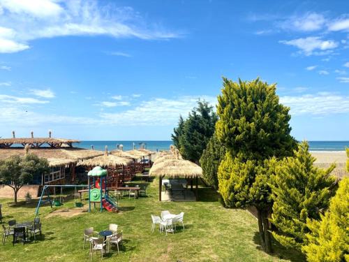 Sakës Ski Chalet | Sea View Wooden Houses - Resort Sokoli