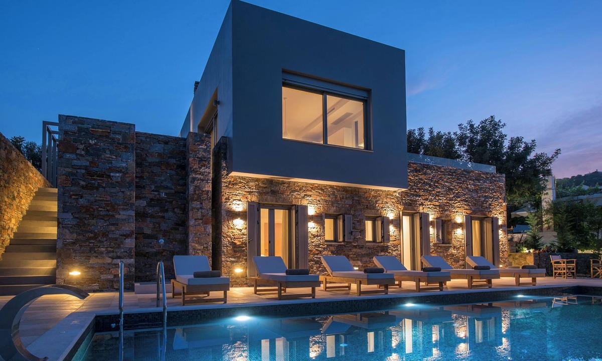 Agios Nikolaos Town Villa | Seafront Luxury in Crete With Private Pool & Sauna