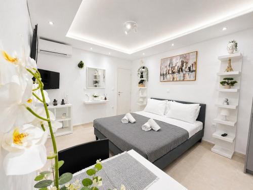 Athens Apartment | Semi-Basement Studio in Authentic Athens -by ΜΡS