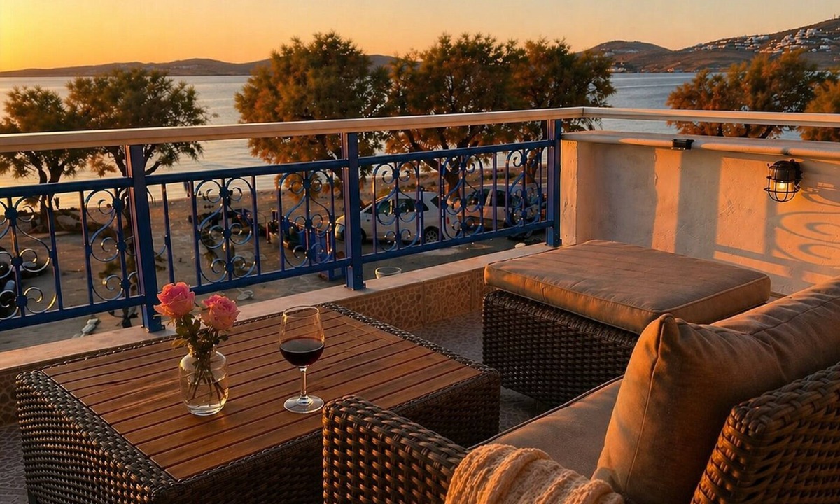 Parikia Apartment | Stelios' Beachfront Retreat