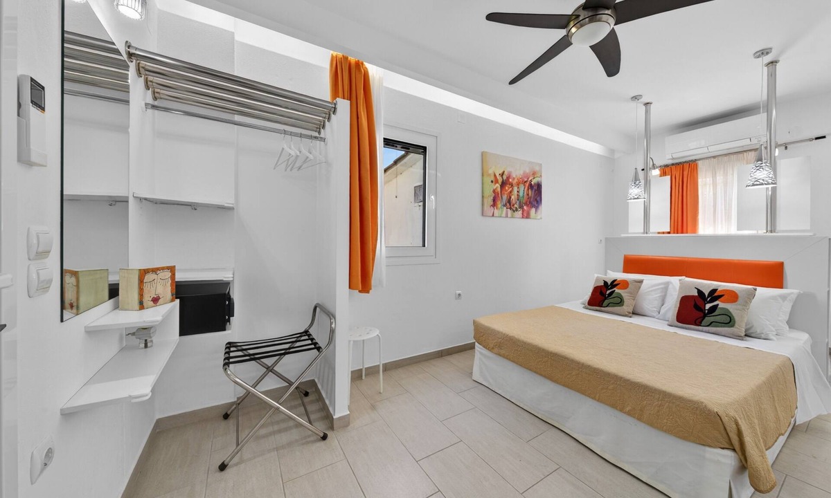 Sivota Apartment | Studio Apartment 'Sivota Colours 21' with Private Terrace, Wi-Fi and Air Conditioning