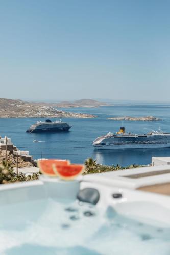 Tourlos Villa | Theon Villa - Exclusive Luxury Sea View House!