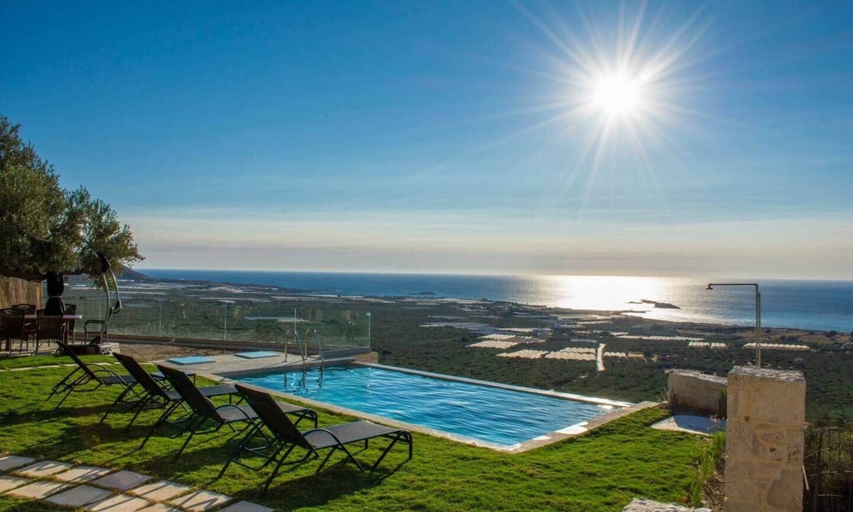 Limeniskos Villa | Villa Maritini in Falasarna, sea view, pool, quiet