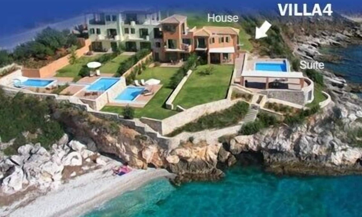 Skala Villa | Villa 4, Brio Complex | Star Seafront Villa, Infinity Pool & Jetty | Sleeps 8-10