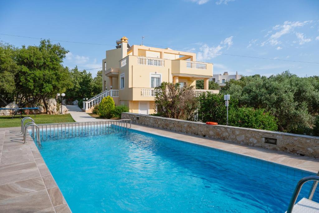 Atsipópoulon Villa | Villa Danna - Private Pool, Playground & Sea Views