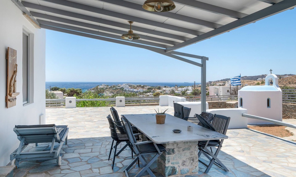 Megas Gialos Villa | Villa Fotis Country House with Sea View, Wi-Fi, and Air Conditioning