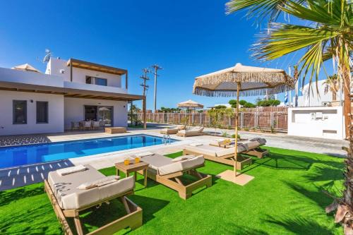 Agkisaras Villa | Villa Kamelia Seaside Breeze by Villa Plus