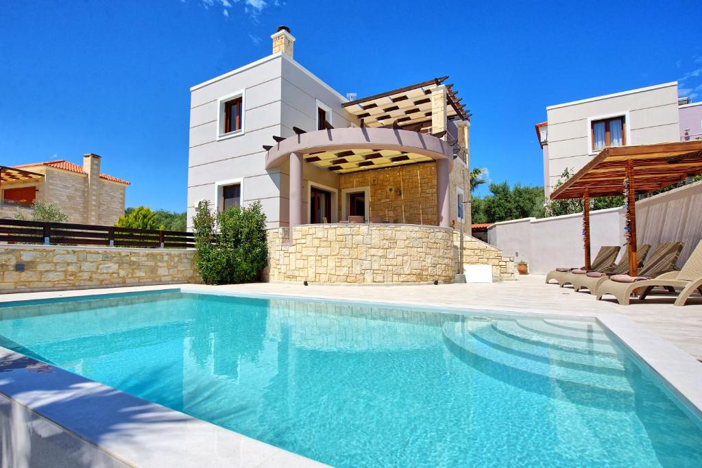Kalyves Villa | Villa Konstantina, Villa with Sea Horizon & Private Pool by Posarelli Villas