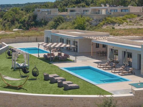 Krasounas Villa | Villa Lux Solis - With 2 Pools