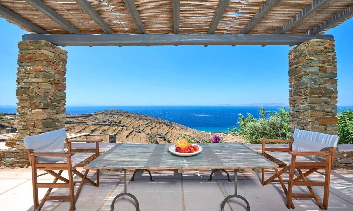 Tinos Town Villa | VILLA MELIA (200m2) - Serenity & Spectacular View