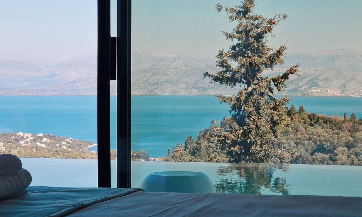 Petaleia Villa | Villa ORAMA Corfu An Architectural Retreat with Infinity Pool & Panoramic Views