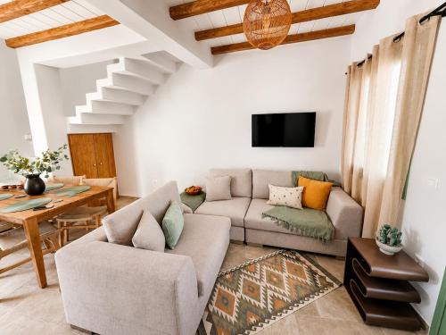 Piso Livadi Villa | Villa Sofia Traditional Cycladic living
