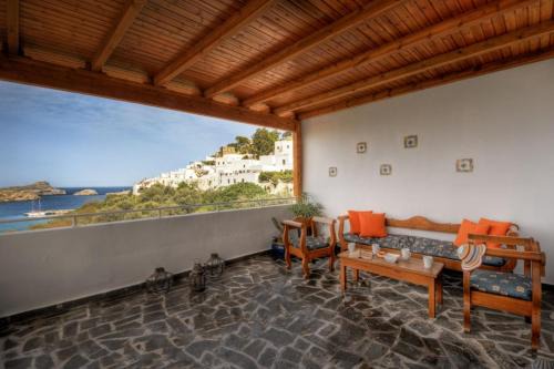 Lindos Villa | Villa Thalassa 1 2 Bedrooms With En-Suite Sea Views