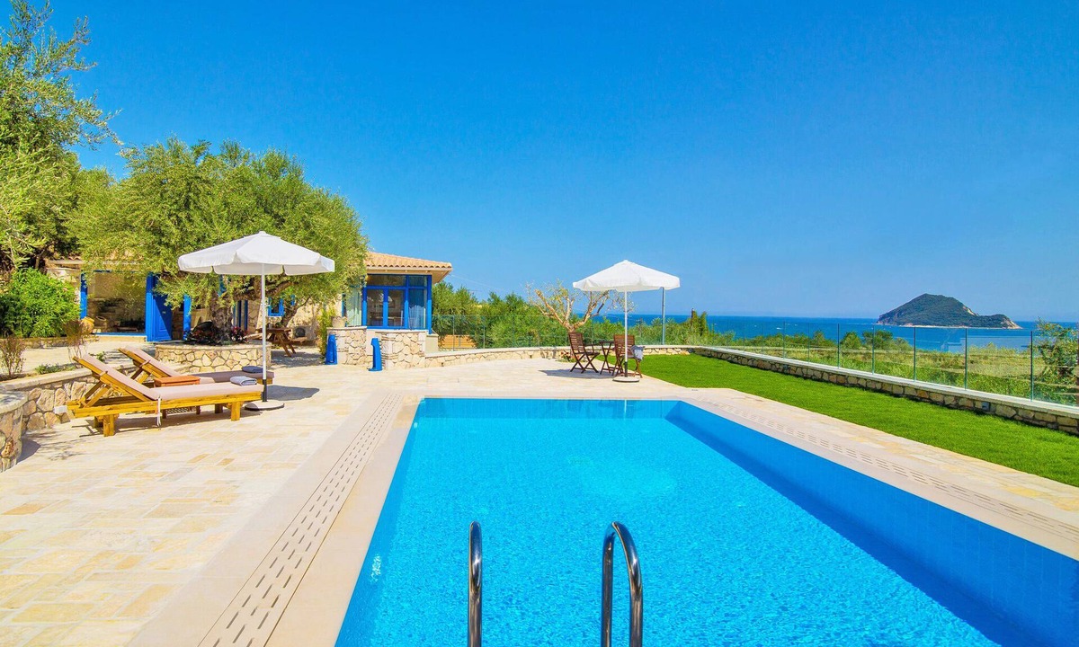 Porto Koukla Villa | Villa Vakis with breathtakig panoramic sea view.