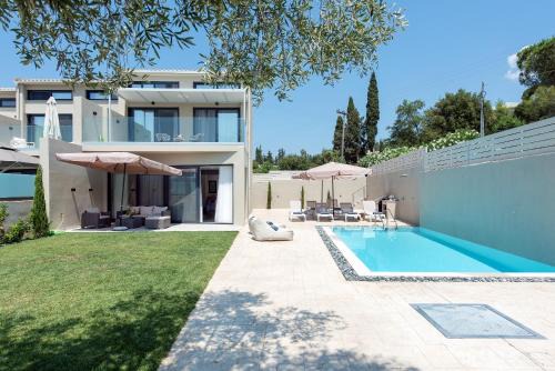 Limni Villa | White Swan Villa with Private Pool