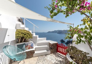 White Cave by Caldera Houses in Santorini
