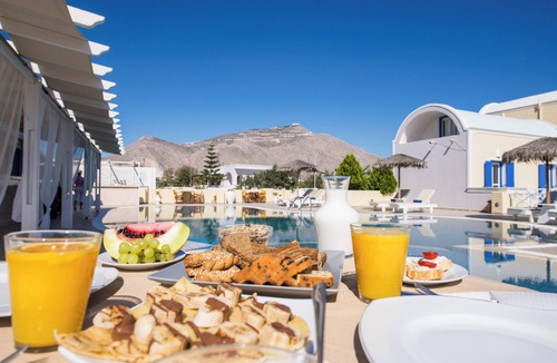 Agios Georgios Apartment | 1-bed Apt at Bella Santorini, Near Perivolos Beach